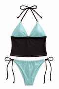 TANKINI MINT AND CHOCOLATE CHIP