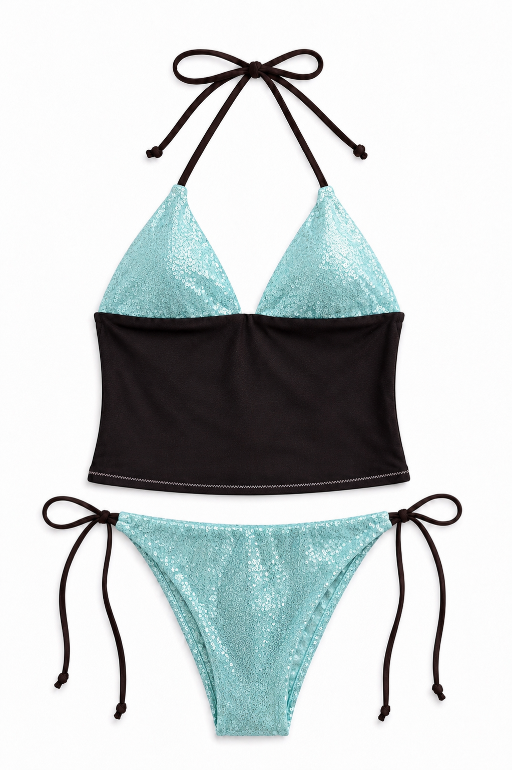 TANKINI MINT AND CHOCOLATE CHIP